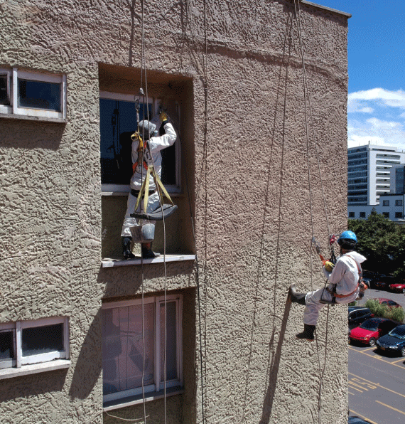 Servicio de lavado de fachadas en alturas, en Bogotá